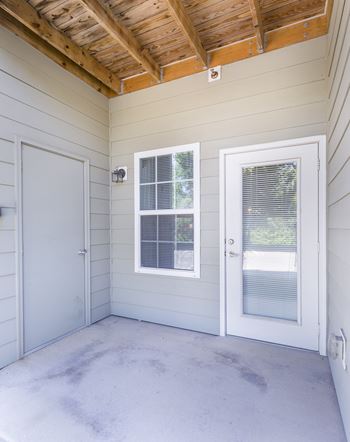 Private balcony or patio w/ storage closet